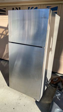 Amana refrigerator silver color  length 5FT- with -2FT