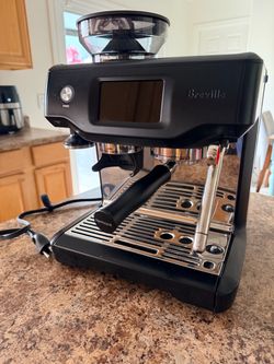 Breville touch espresso machine and accessories