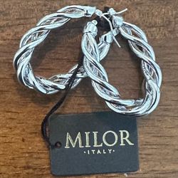 14k Milor Resin Earrings Over 6 Grams 