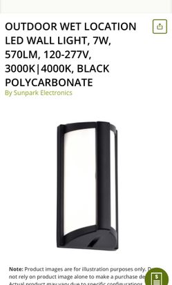 Outdoor wet location fixture’s
