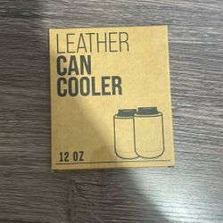 Leather Can Cooler 