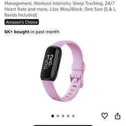 Fitbit Inspire 3 Health &-Fitness-Tracker .  Barely used.