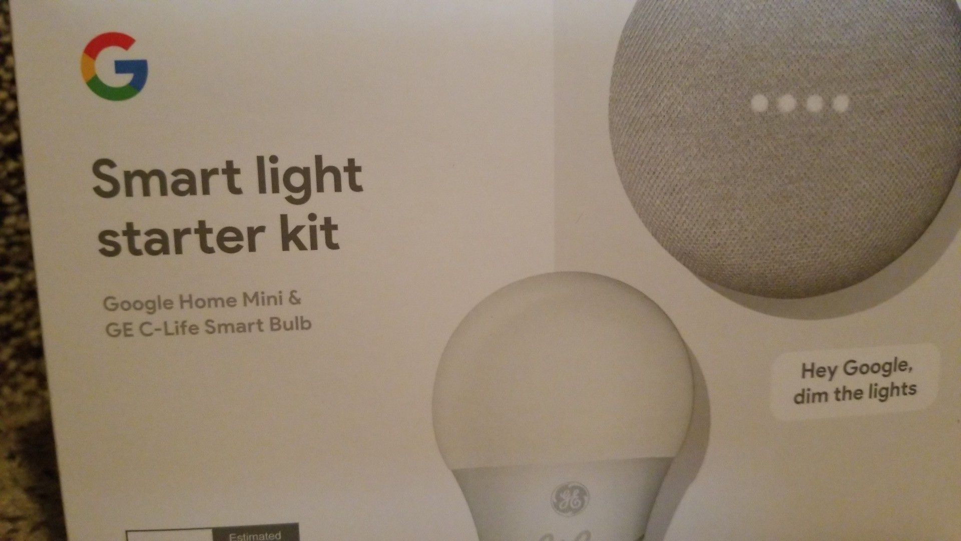 Google Smart Light Kit 1 Smart Bulb Home Mini HUB