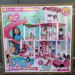 Brand New Barbie Dreamhouse Pool Party Doll House and Playset
