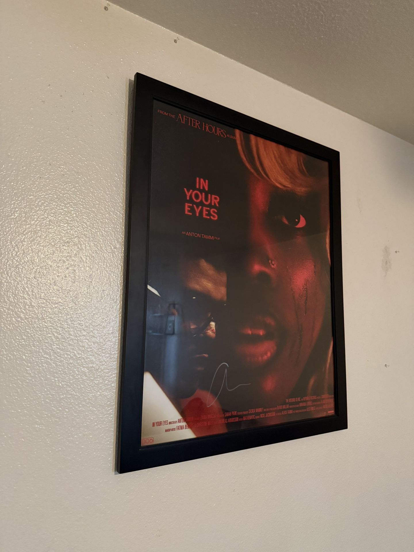 Signed Weeknd Poster