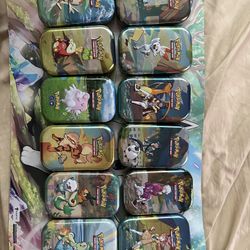 Pokemon Card Tins Empty