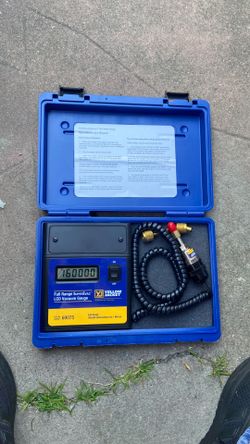 LCD Vacuum Gauge Yellow Jacket 69075.