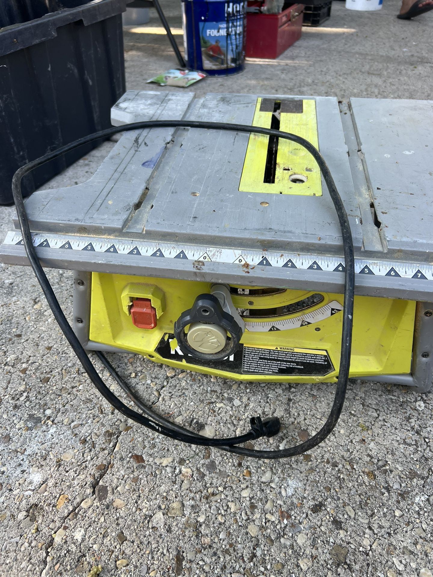 RYOBI TABLE SAW 10inches
