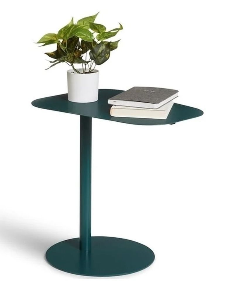 Safco Single Leg End Table Green