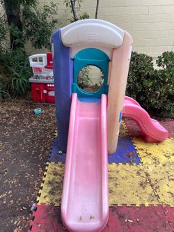 Dual slide play set