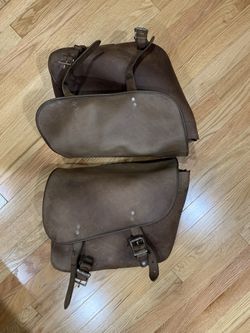 Fox creek deals leather saddlebags