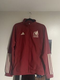 adidas Mexico WC World Cup 2022 Presentation 23 Jacket - Burgundy