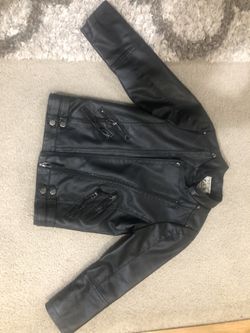 Leather Jacket kid age 6-8 years 
