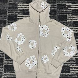 Denim Tears Rhinestone Hoodie Zip Up Size M Pre-Owned