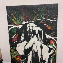 bob Marley canvas poster