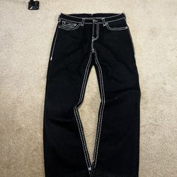 Dark Navy Blue True Religion Jeans