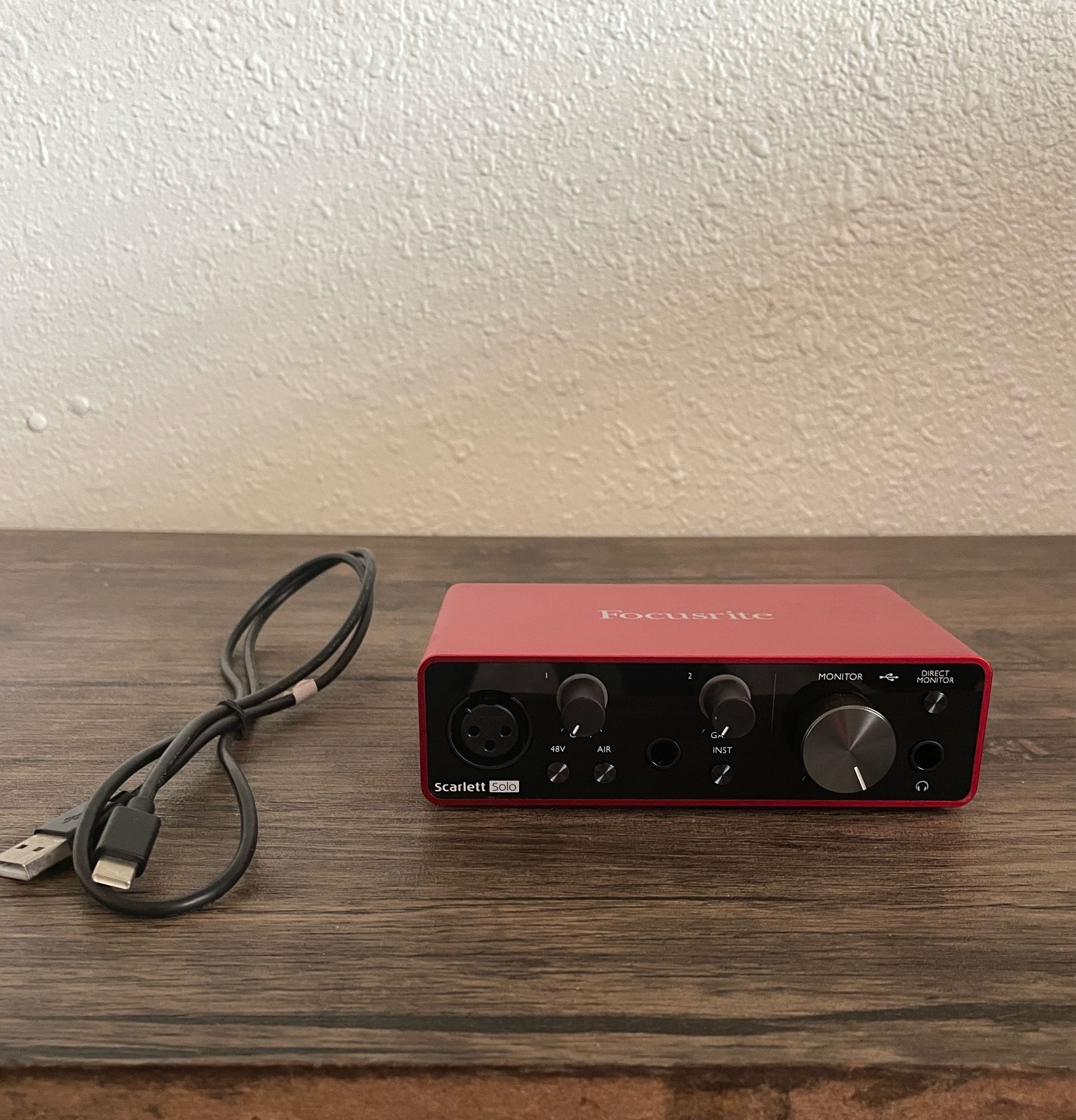 Focusrite Scarlett solo 3 gen usb audio interface