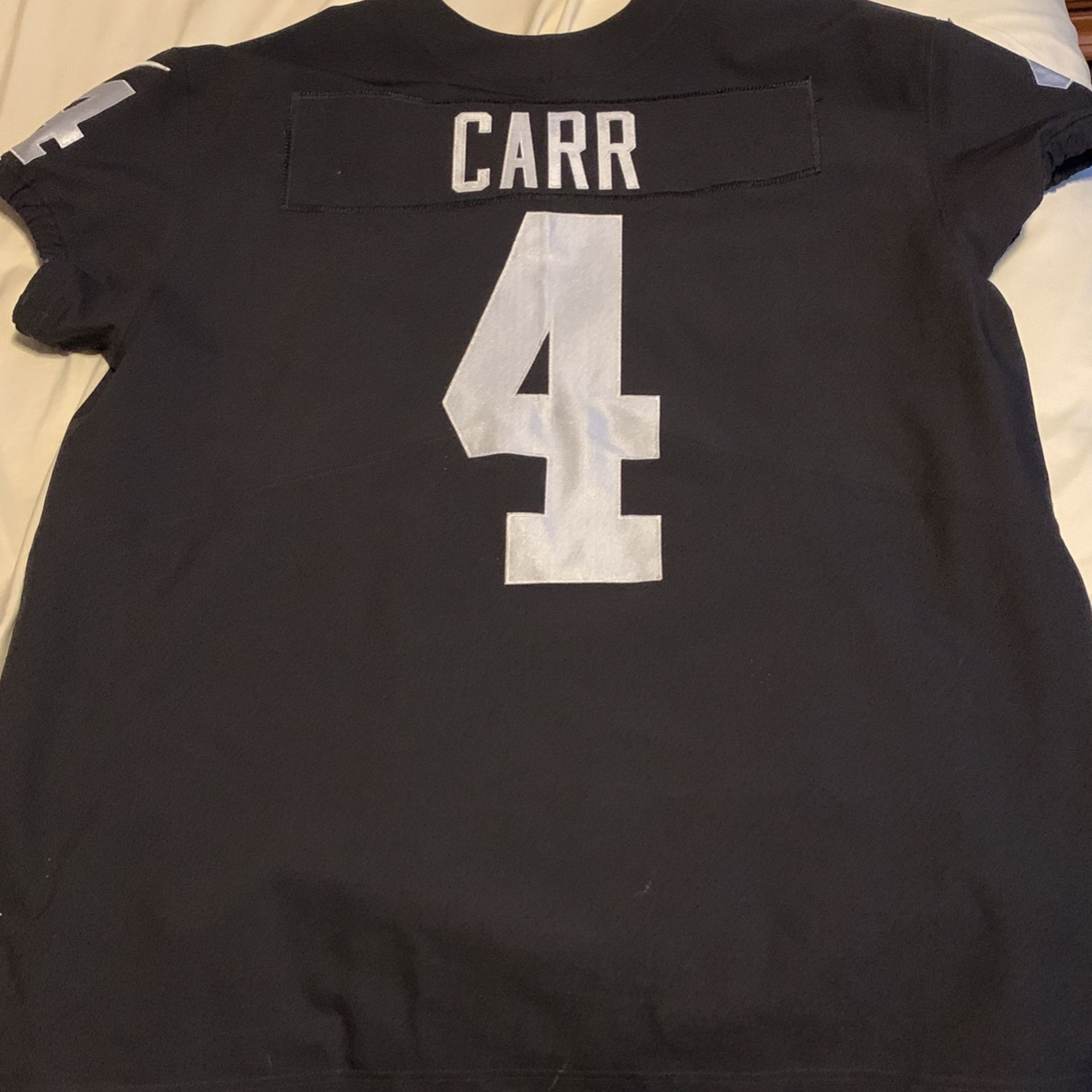 Derek Carr Authentic Jersey Las Vegas Raiders Sz 52 Xxl