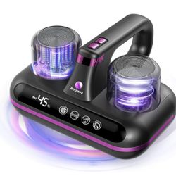 152-Mattress Vacuum Cleaner - 5-in-1 Cordless Bed Vacuum Cleaner, Powered by Ultrasonic Technology, 16Kpa Strong Suction,Low Noise,Suitable for Dust,