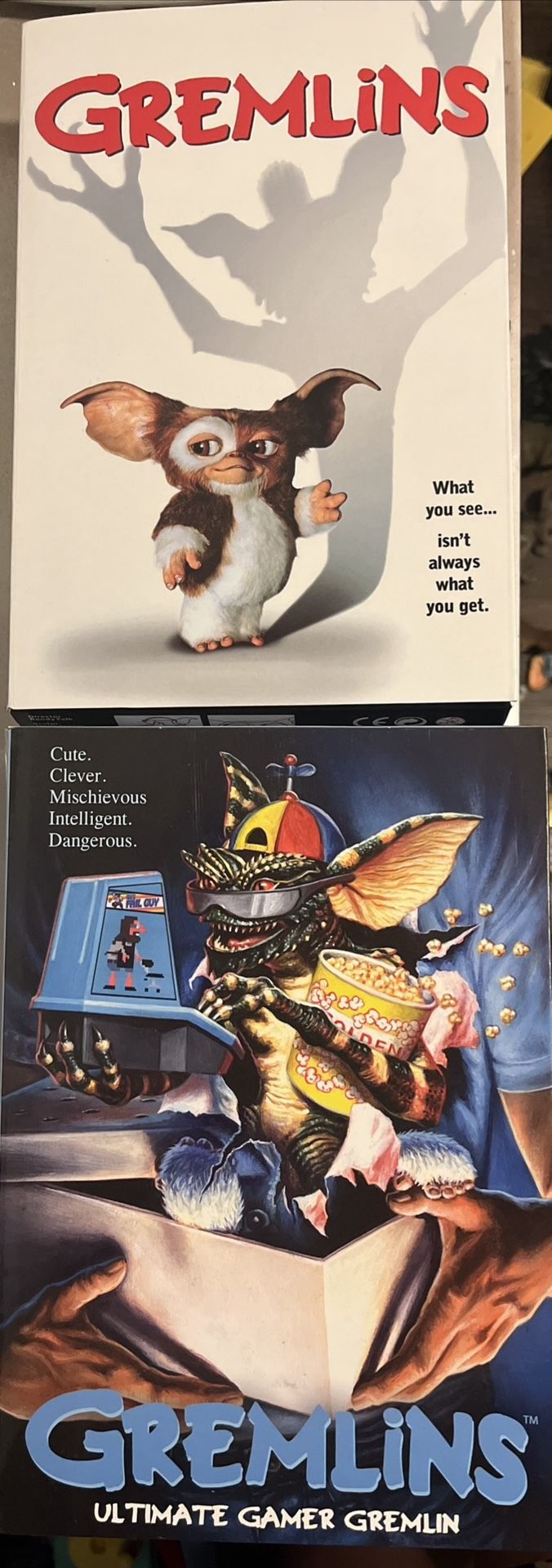 NIB NECA Gizmo And Gamer Gremlin Action Figures