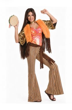 New Forum Novelties 60's Babe Halloween Costume New In Package