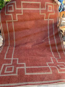 Beautiful outdoor rug50. Or best offer