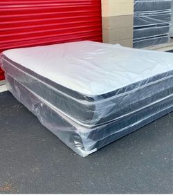 Queen Mattress Set PillowTop – Brand New –  Same Day Delivery Available 🚚
