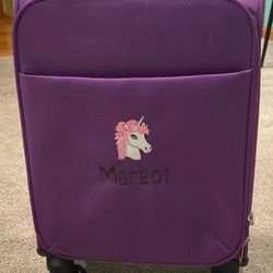 Kids Purple Luggage 