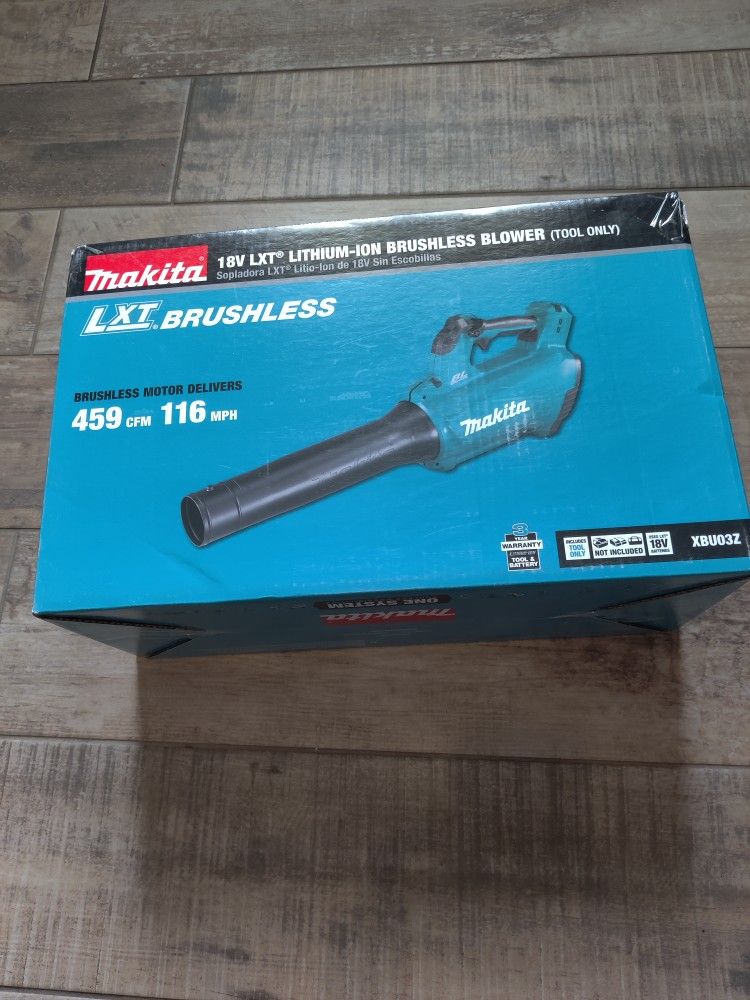 FIRM! New In Box Makita 18v Brushless Blower Tool Only