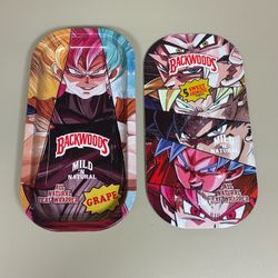 DBZ Super Saiyan Goku Backwoods Anime Rolling Tray Magnetic Cover Holographic