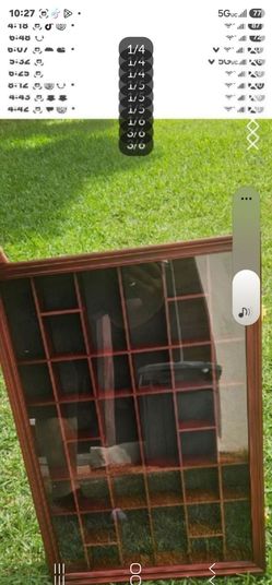 Shot glasses glass display case