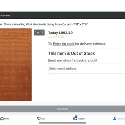 Contemporary Gabbeh Oriental Area Rug Wool Handmade Carpet