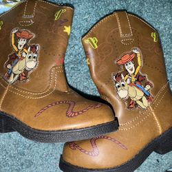 Disney Light Up Toy Story Cowboy Kids Boots Size 5T New