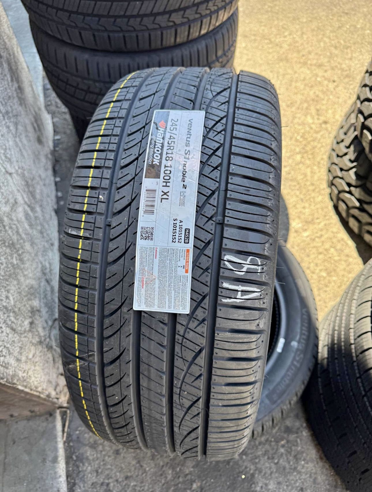 245/45R18 Hankook Ventus S1 Noble2 H452 100H Brand new 4 tires Free Mount Balance installed