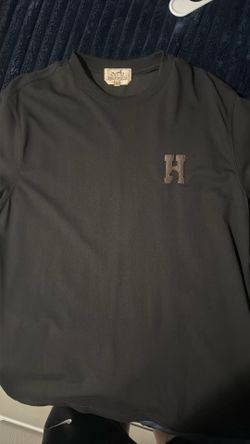 Short-sleeve crewneck t-shirt in cotton with "H'Cheval" detail (100% cotton)