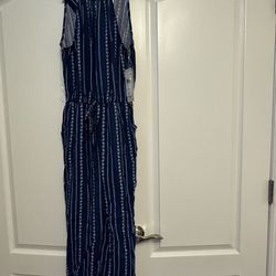 Brand New Juniors’ Sleeveless Cropped Jumpsuit