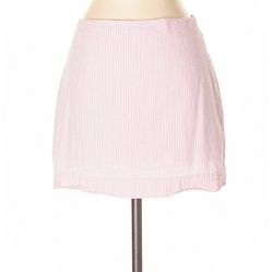 Lily Pulitzer Pink & White Striped Mini Skirt- 2