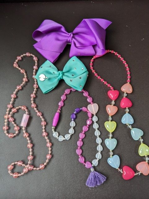 5"- 4" Hair Bows for Girls Alligator Clips