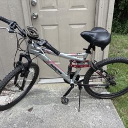 Mountain Bike 24", Double Suspencion