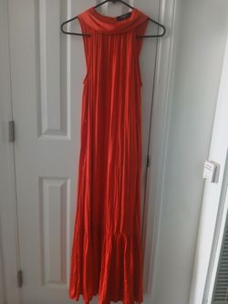 Orange Beautiful Long Dress