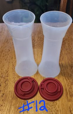 #12) Brand- Tupperware Salt & Pepper Shakers