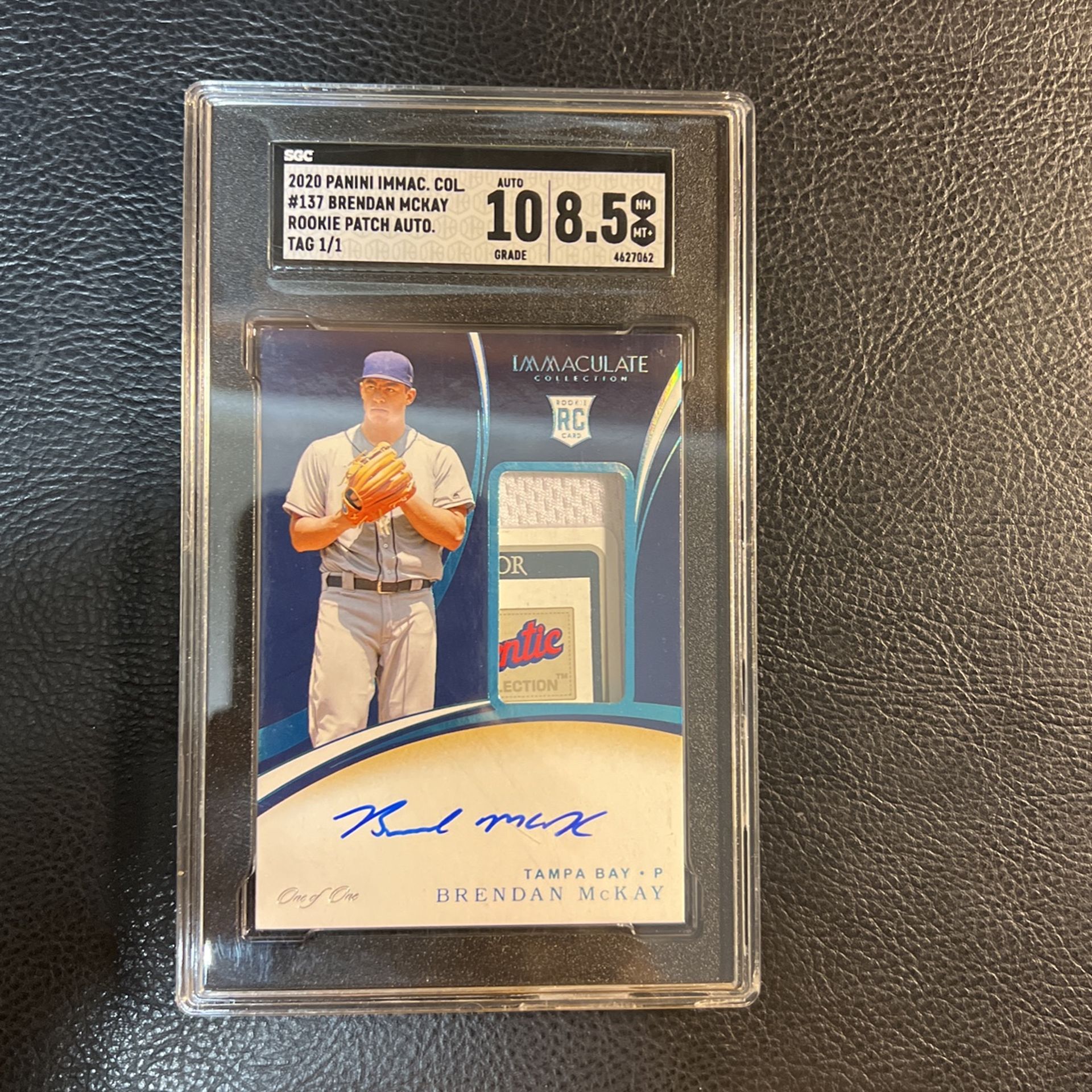 Brendan McKay Immaculate Auto Rookie Patch Card 1/1,All Products : American Fashion Style Bags On Sale