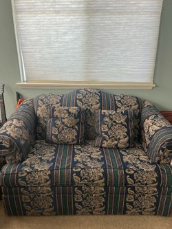 Couch and love seat set.