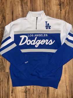 New men’s size medium Mitchell & ness Quarter zip LA Dodgers sweatshirt