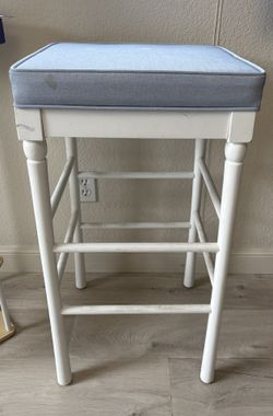 small upholstered stool