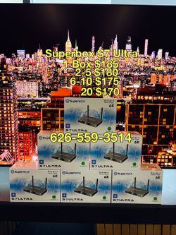 Superbox S7 Ultra new 2026 Model Wholesale reseller S6 Ultra super box