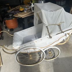 vintage restore stroller for decor 