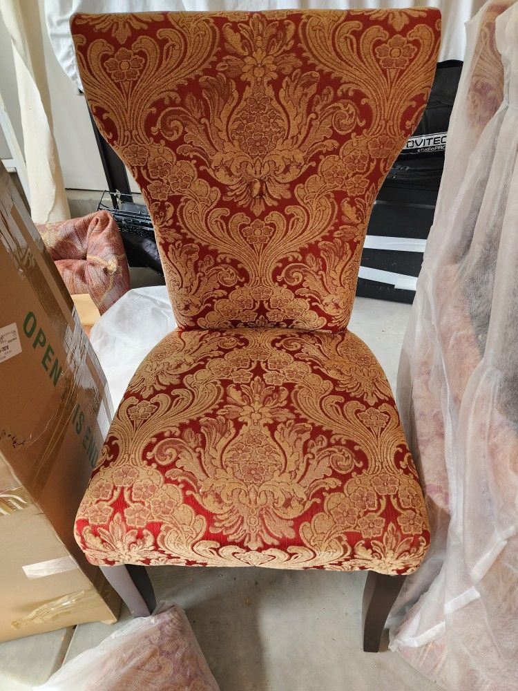 Upholstered Set Of Pier One Dining Chairs