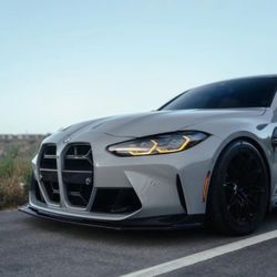 G80 G82 V Style Full Carbon Front Lip