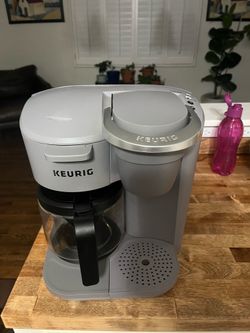 Keurig K cup and coffee maker duo